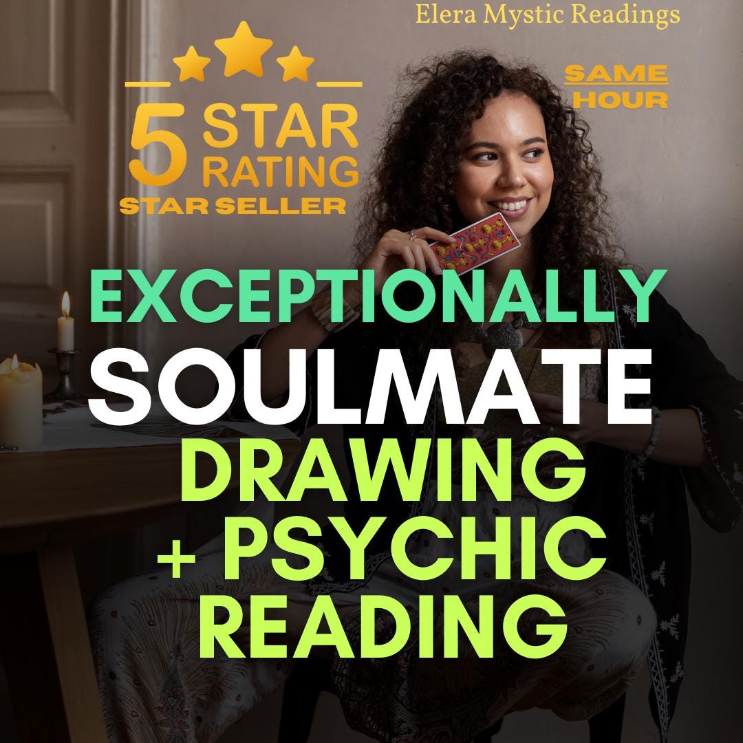 Same Hour Soulmate Drawing & Psychic Reading: Future Husband Sketch | Clairvoyant Insight, No Cards, Accurate Love Reading, Twin Flame Guide