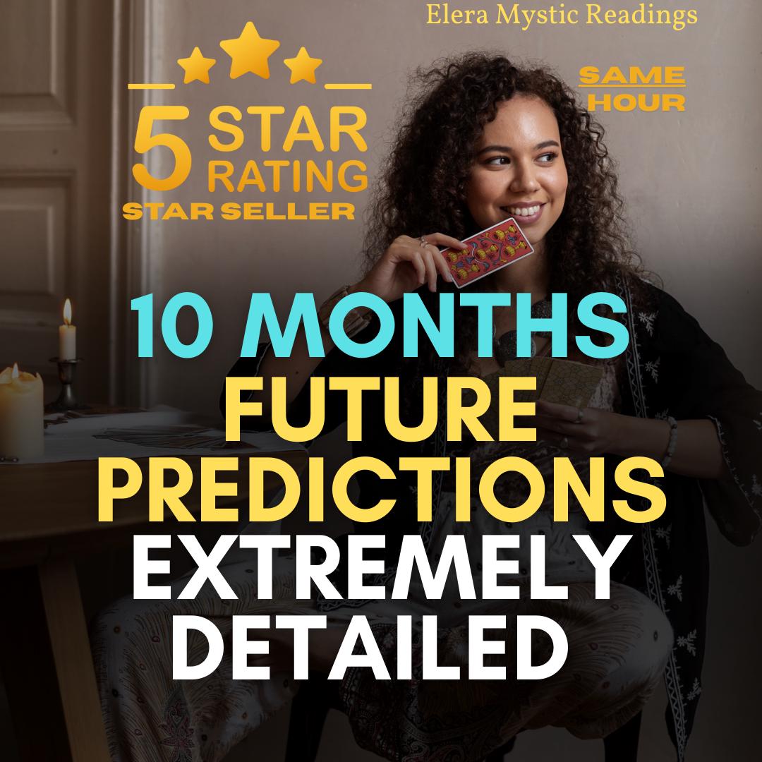 Same Hour 10 Month Future Psychic Predictions | Tarot Card Reading | Same Hour Delivery |Medium Reading |Psychic Love Reading