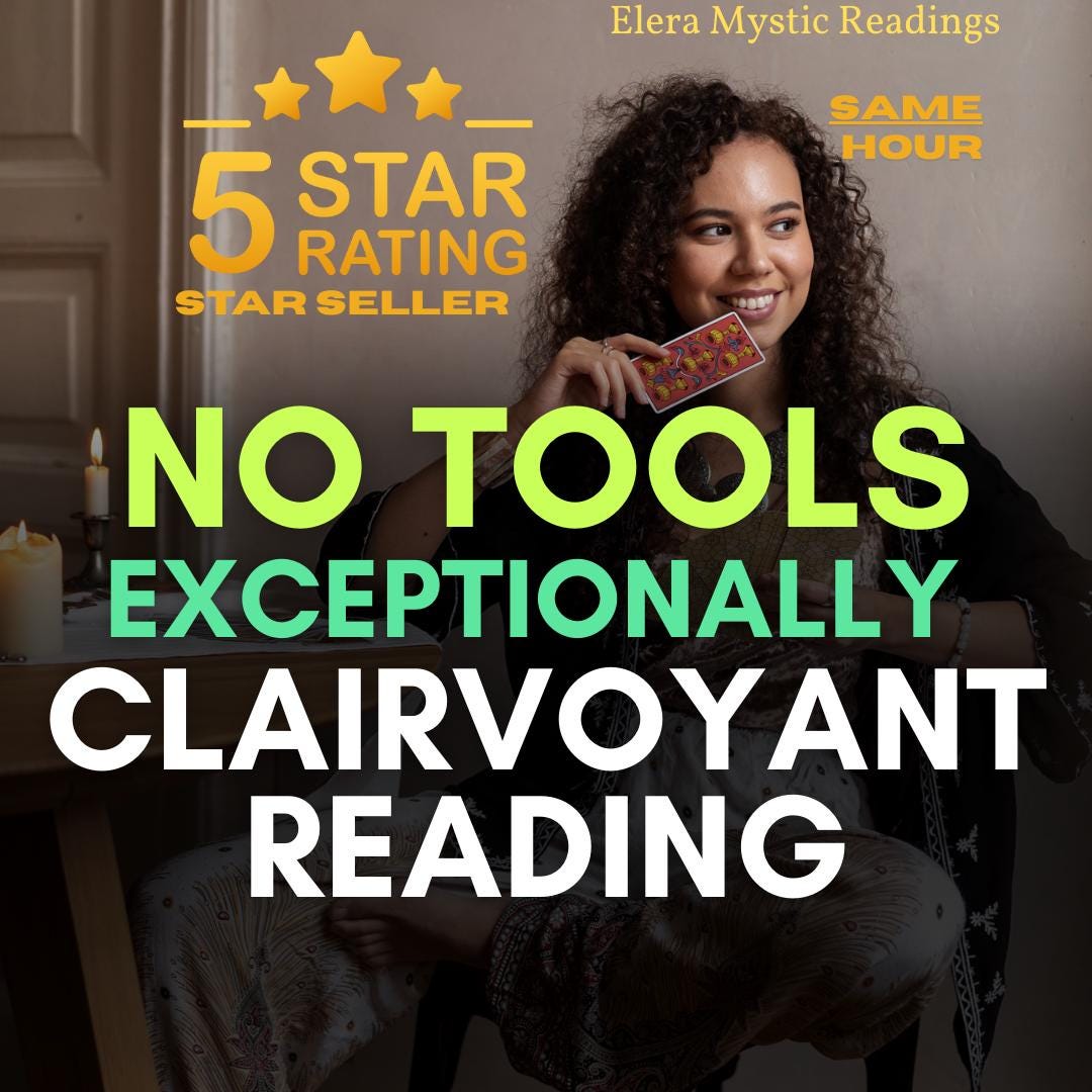 Same Hour Clairvoyant Psychic Reading: No Cards, Accurate Insight | Love & Career Twin Flame/Soulmate | Fast Delivery | Blind Energy Reading