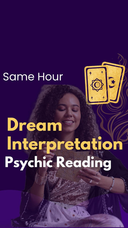 Same Day Dream Interpretation Psychic Reading with Tarot, Quick Spiritual Insights and Guidance to Reveal the Hidden Meaning of Your Dreams