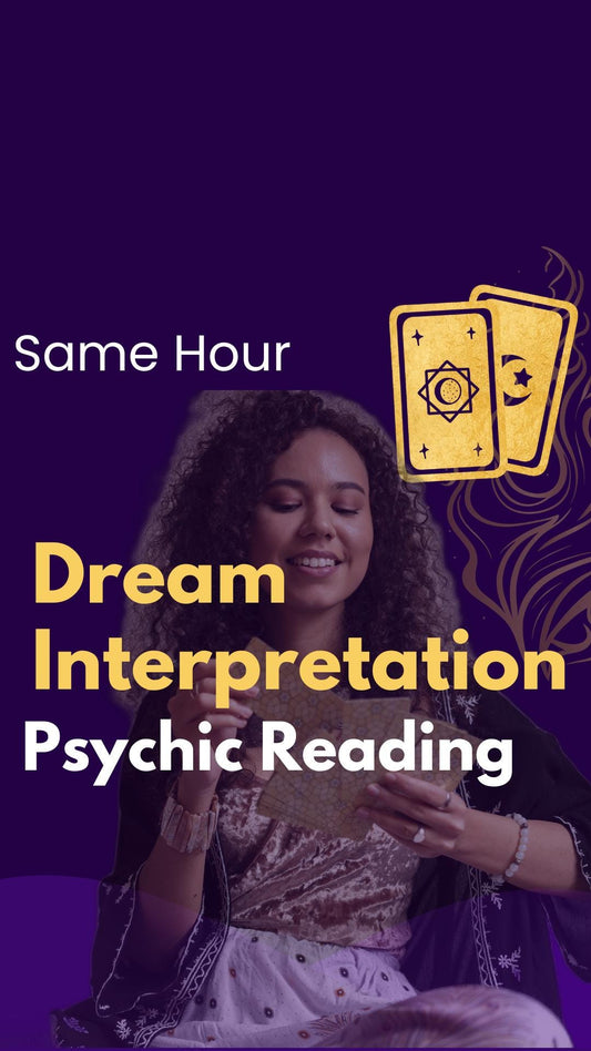 Same Day Dream Interpretation Psychic Reading with Tarot, Quick Spiritual Insights and Guidance to Reveal the Hidden Meaning of Your Dreams