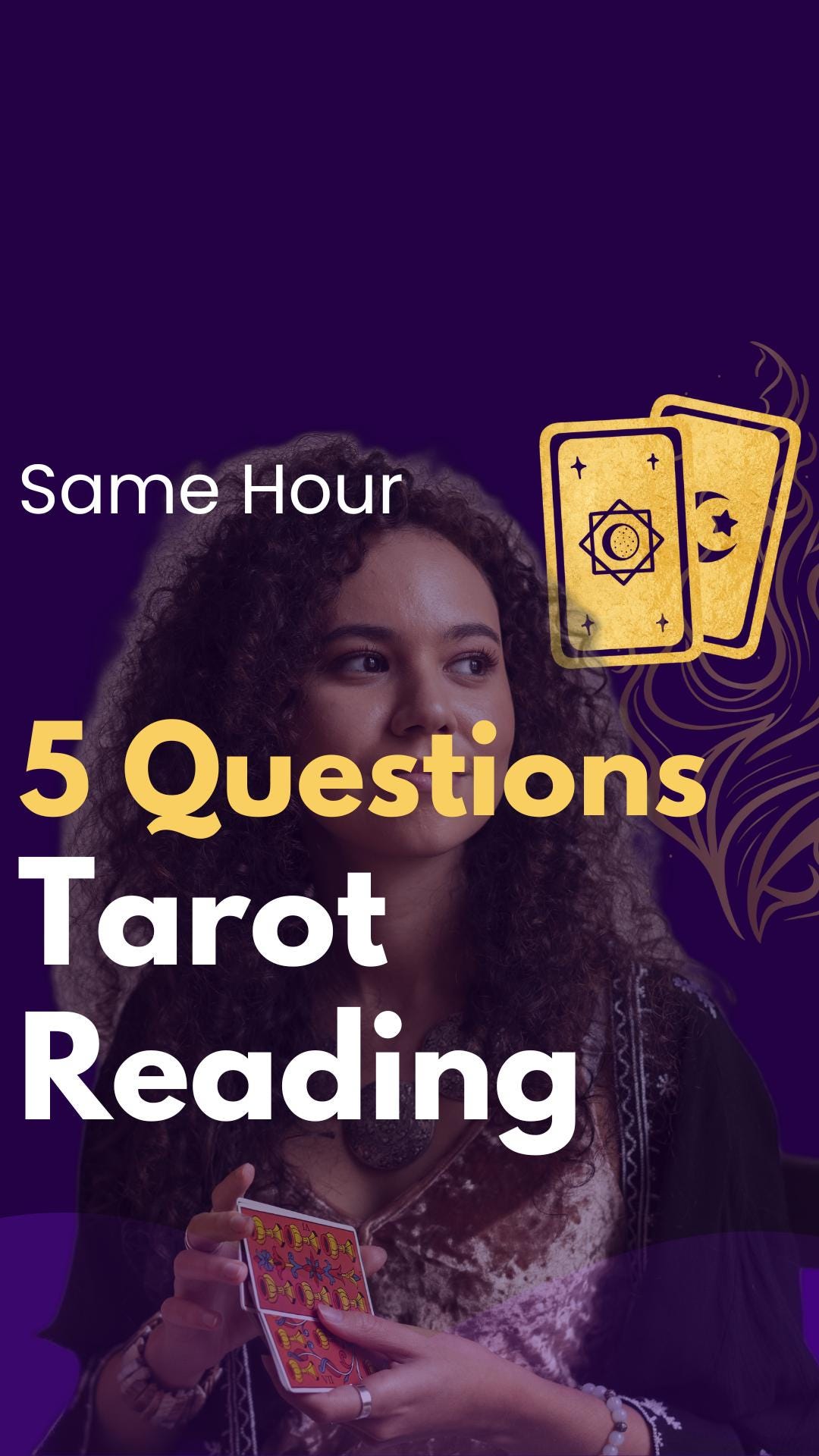 Same Hour 5 Question Tarot Reading, Fast Intuitive Answers, Detailed and Insightful Psychic Guidance