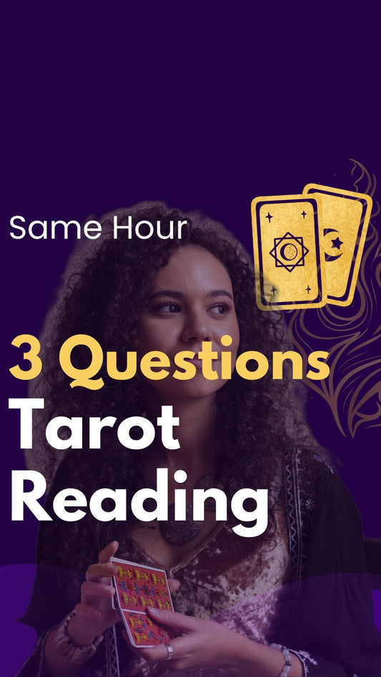 Same Hour 3 Question Tarot Reading, Fast Psychic Insight, Accurate and Intuitive Tarot Answers