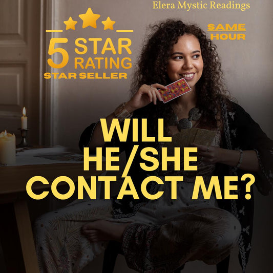 Will He/She Contact Me?, Tarot Reading ,Will My Ex Come Back to Me?, Love Reading, Ex Love, Twinflame, Soulmate Reading