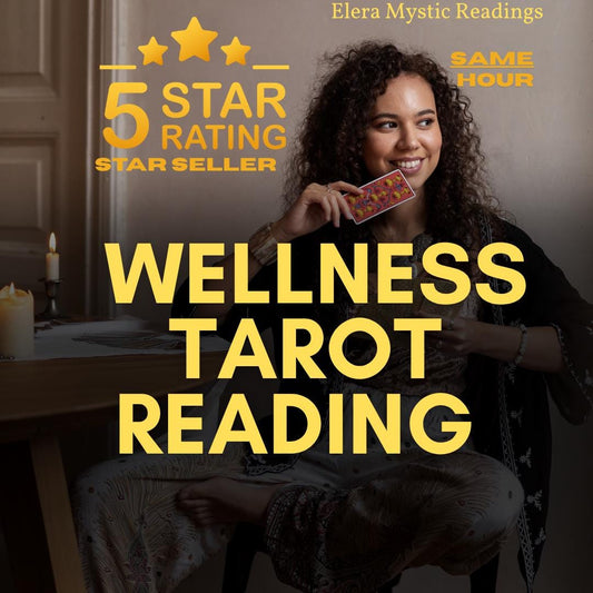 Same Hour Health & Wellness Reading, Holistic Tarot for Health, Life Purpose and Love, Deep Intuitive Insights, Tarot Guidance, Well-being