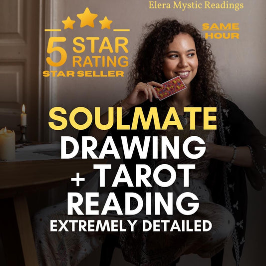 Same Day Soulmate Drawing and Tarot Reading Draw My Soulmate -Future Husband Traits, Initials,Zodiac Insight, Love Reading,Soulmate Portrait