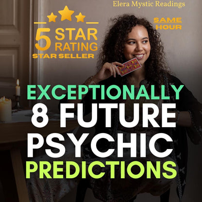 8 Future Psychic Predictions, Tarot Cards Reading, Future Psychic Reading, Fortune Teller Reading, Same Hour Love Reading, Same Day Delivery